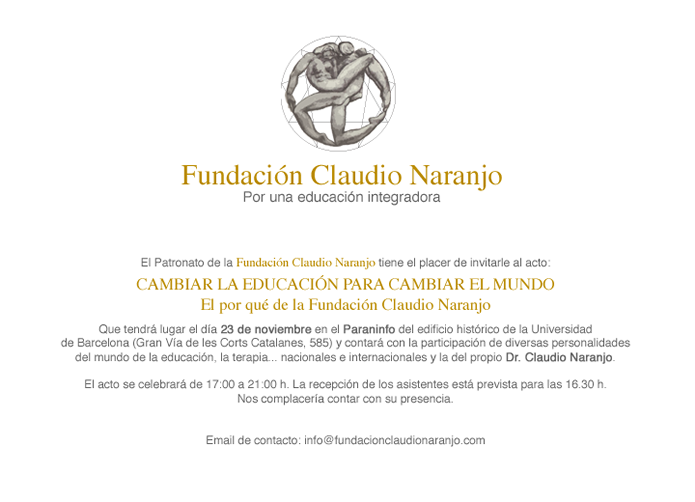 Foundación Claudio Naranjo Annuncio